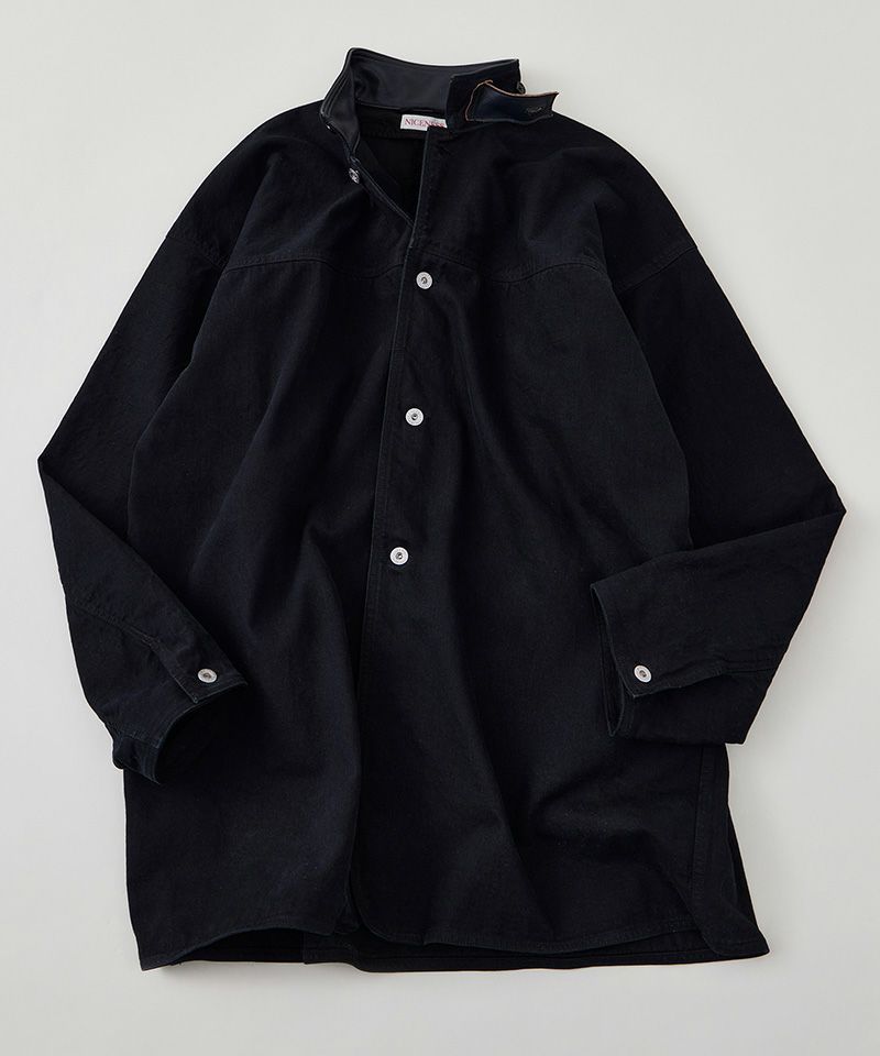 niceness D.VEDDER オーバーダイデニムチョアコート　サイズM NICENESS＞D.VEDDER / (オーバーダイデニムチョアコート) | MAKES