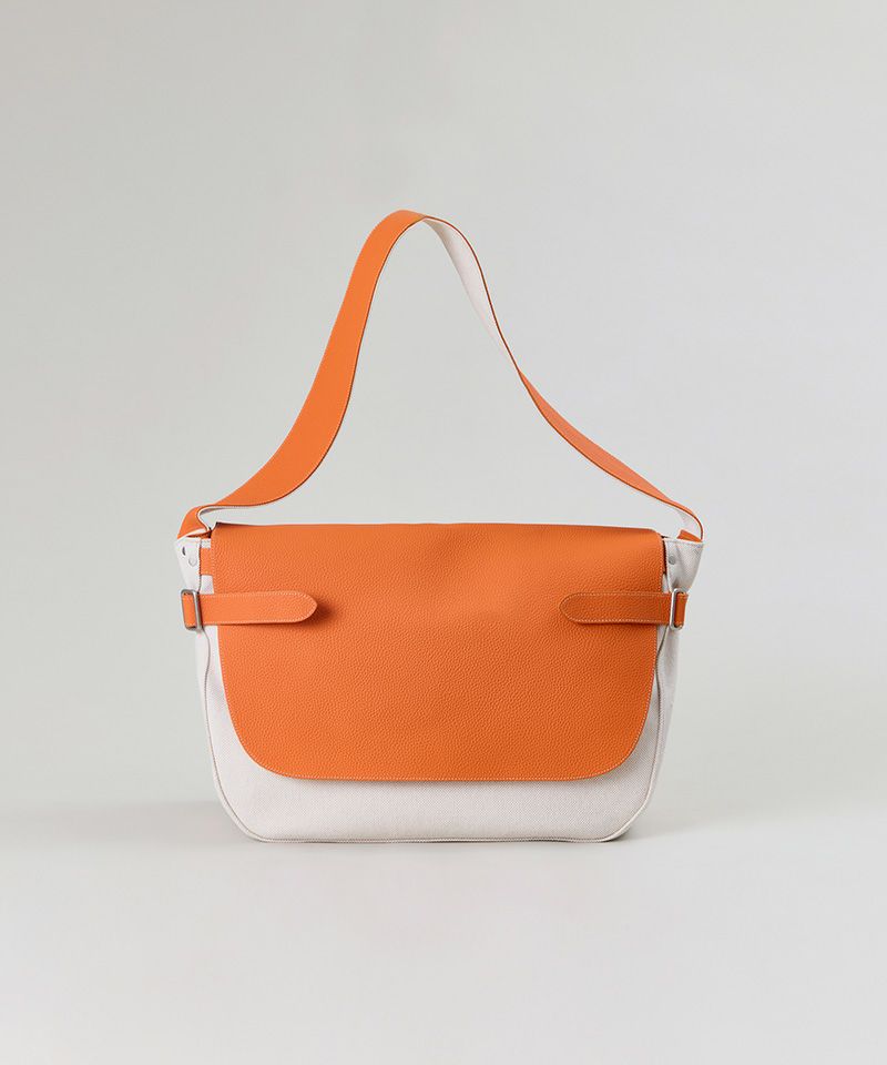 ＜NICENESS＞HEFNER / (オックスフォードキャンバス ポストマンバッグ