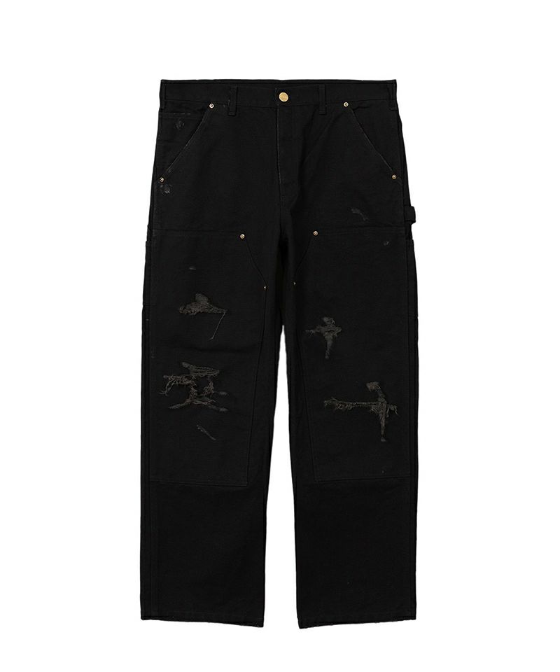 ＜KAMIYA＞BORO Duck Painter Pants