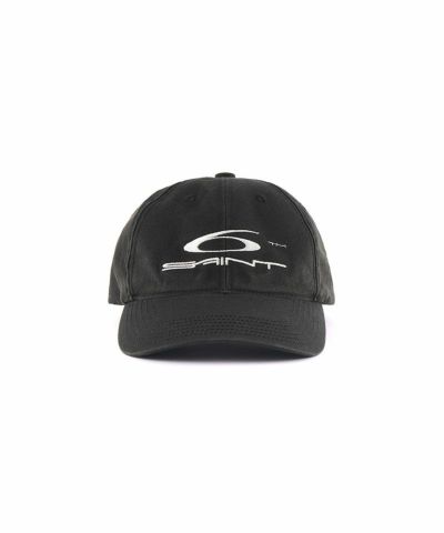 SAINT MICHAEL(セントマイケル) 6PANEL CAP BLACK SAINT Mxxxxxx 【セント マイケル】 6PANEL CAP/SAINT/BLACK (SM