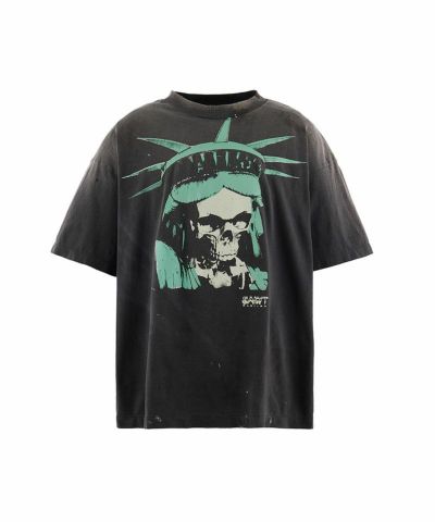 セントマイケル25AW新作BABYLONコラボ SAINT BABYLON XL SAINT MICHAEL>BBLN_SS TEE/SAINT BABYLON/BLACK | MAKES