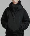 NYLON/WOOL TWILL DOWN JACKET
