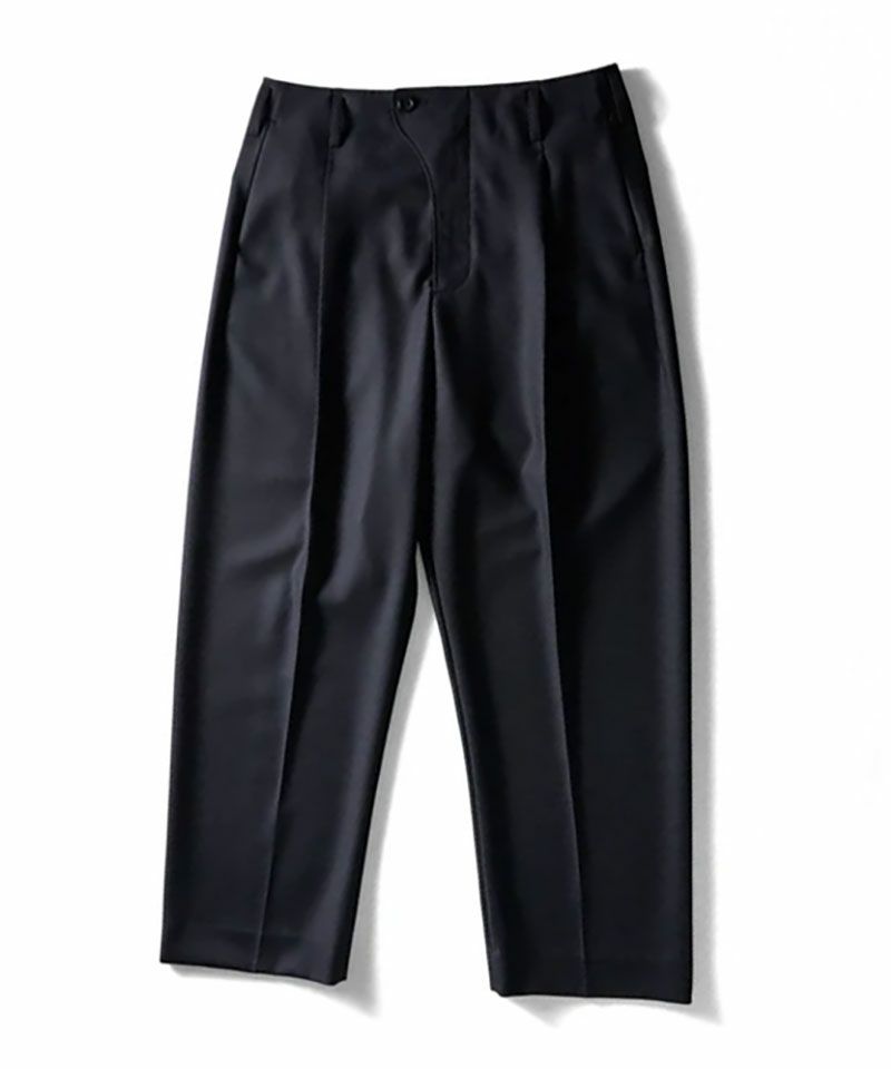 ＜山内＞ヘビーウールツイル・サイドシームレスワンタックパンツ 山内＞ヘビーウールツイル・サイドシームレスワンタックパンツ | MAKES