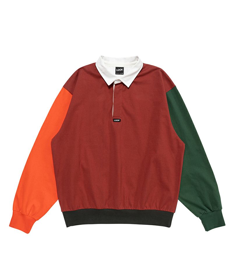 ＜LQQK Studio＞rugby shirt