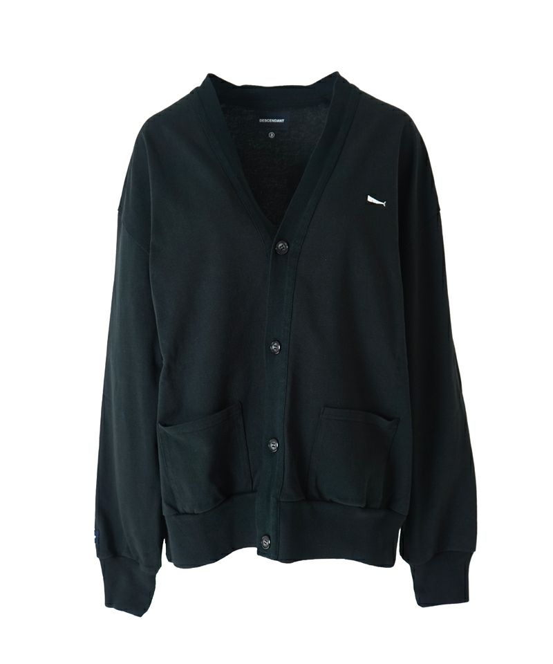 ディセンダント　カーディガン DESCENDANT/NURSE KNIT CARDIGAN (BLUE)
