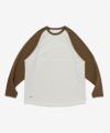 【つっつ】25ss WTAPS IAN/LS ベージュ×ホワイト ラグラン 25ss WTAPS IAN/LS ベージュ×ホワイト ラグラン
