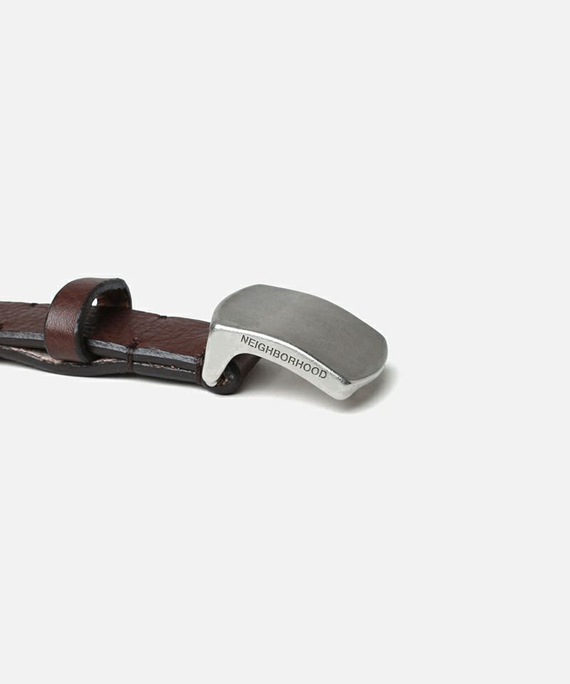 NEIGHBORHOOD＞LEATHER BELT NARROW | MAKES ONLINE STORE