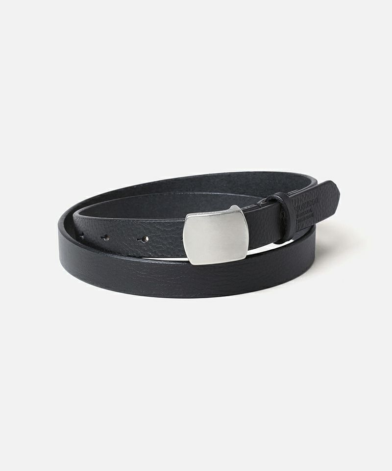 NEIGHBORHOOD ブラックレザーベルト NEIGHBORHOOD＞LEATHER BELT NARROW | MAKES ONLINE STORE