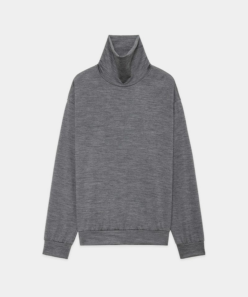 marka＞2/72 Wool Single Jersey Washable Turtle Neck | MAKES ONLINE