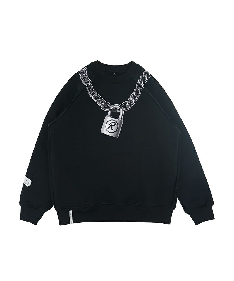 ＜AKA SIX＞JUMP SWEATSHIRT - BLACK (JSBP17)