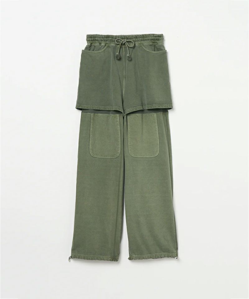 ＜INSCRIRE＞Layered Sweat Pants (IC252DAI25AWBC117)