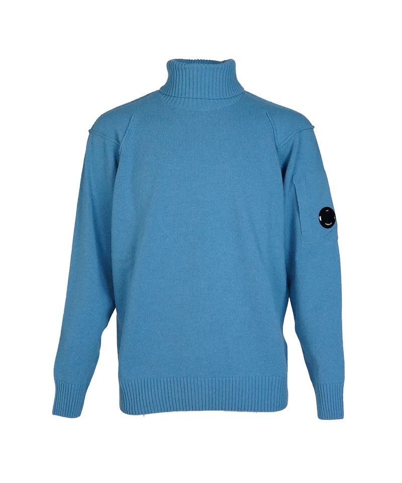 ＜C.P. COMPANY＞KNW TURTLE NECK IN LAMBSWOOL GRS