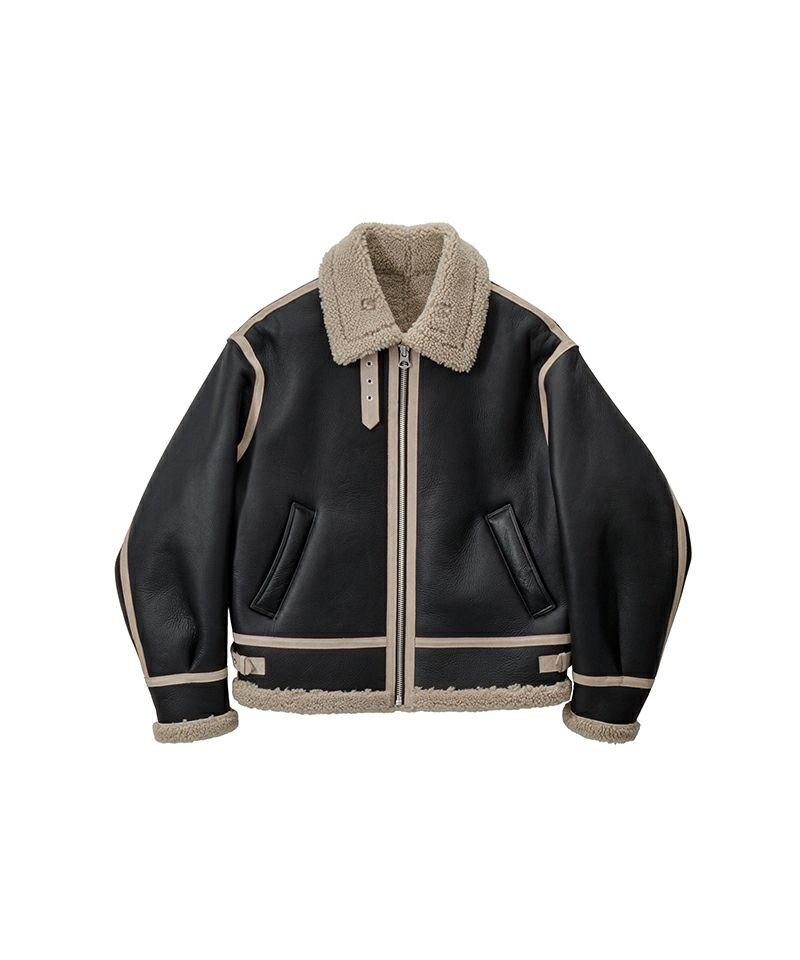 ＜Graphpaper＞Sheep Mouton B-3 Flight Jacket