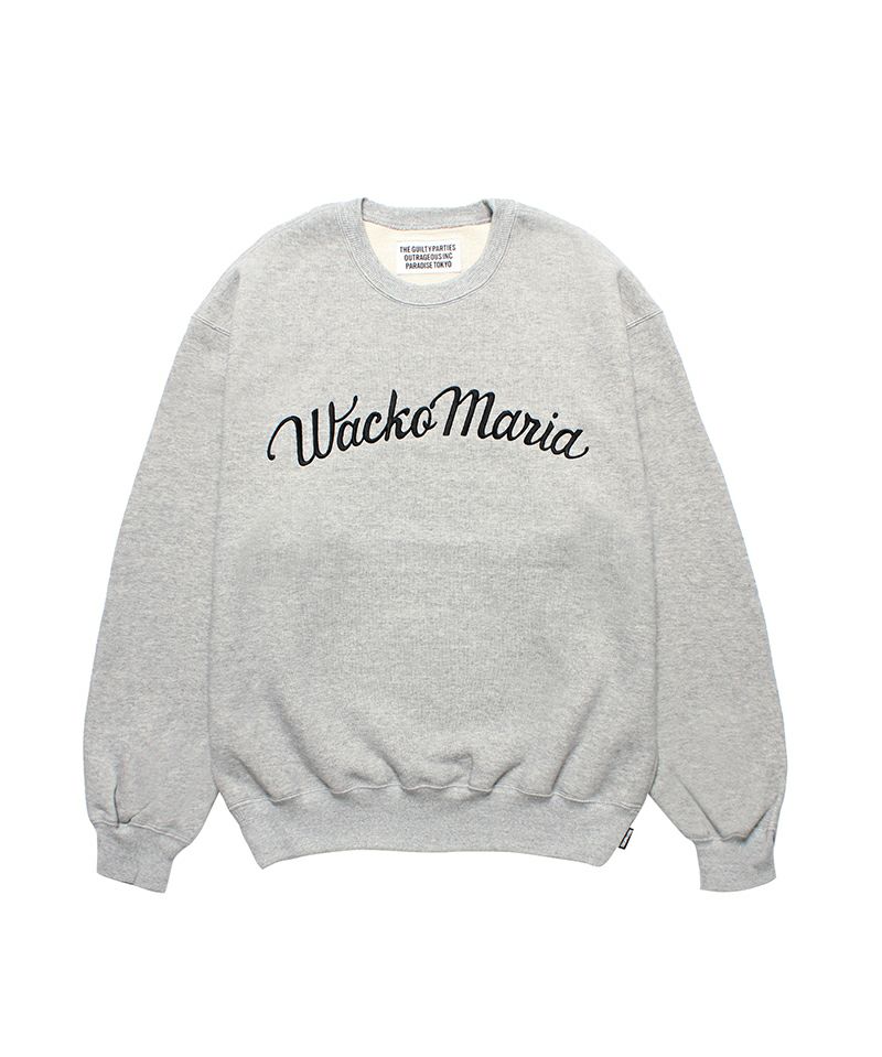 【WACKOMARIA】MIDDLE WEIGHT SWEAT／新品／送料込 WACKO MARIA / MIDDLE WEIGHT CREW NECK SWEAT SHIRT (TYPE-1