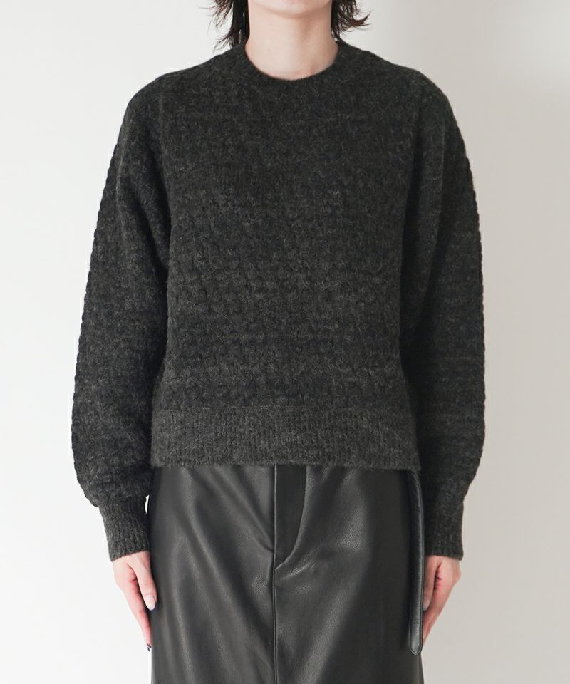 blurhms＞Baby Alpaca Knit P/O | MAKES ONLINE STORE