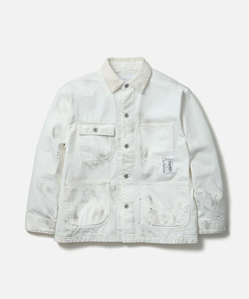 ＜NEIGHBORHOOD＞BW . WASHED COVERALL JACKET