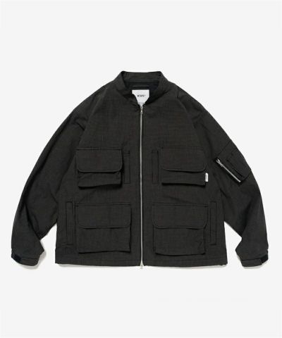 WTAPS BLACK WATCH COAT ピーコート ジャケット 日本製 WTAPS ダブルタップス 172GWDT-JKM05 BLACKWATCH COAT ブラック