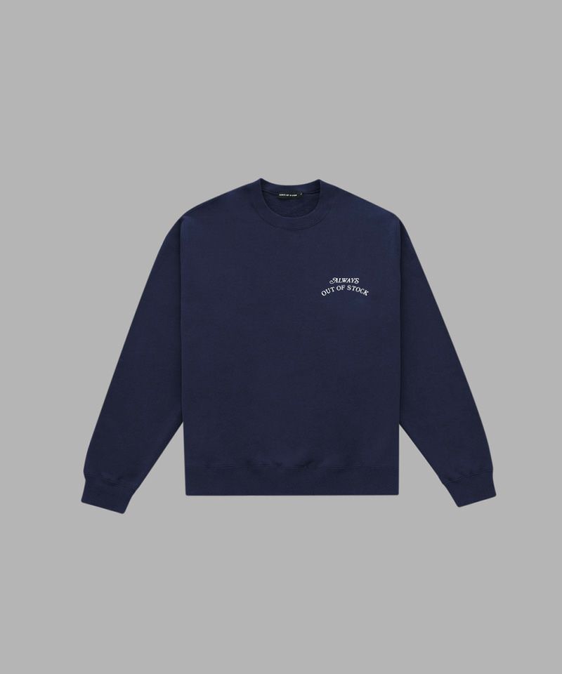 ＜ALWAYS OUT OF STOCK＞BASIC LOGO CREWNECK
