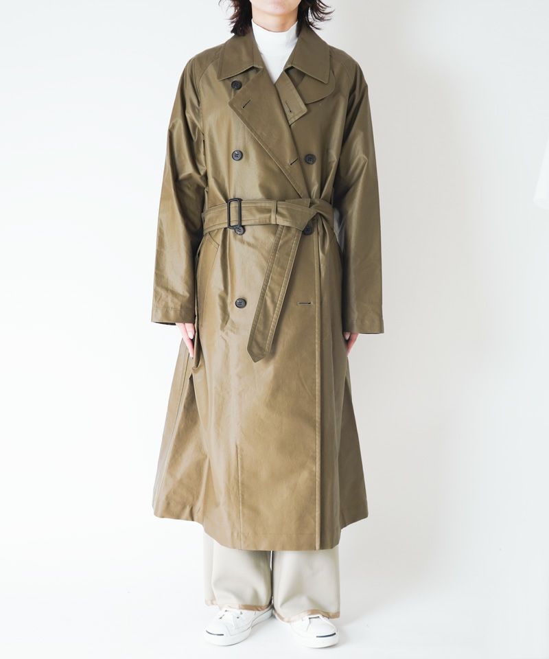 BOWTE＞TECHNICAL COTTON UNLINED TRENCH COAT | MAKES ONLINE STORE