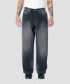 ＜RASSVET＞SPOT WASH BAGGY DENIM PANTS WOVEN