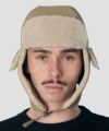 ＜RASSVET＞UNISEX WAXED COTTON TRAPPER HAT WOVEN
