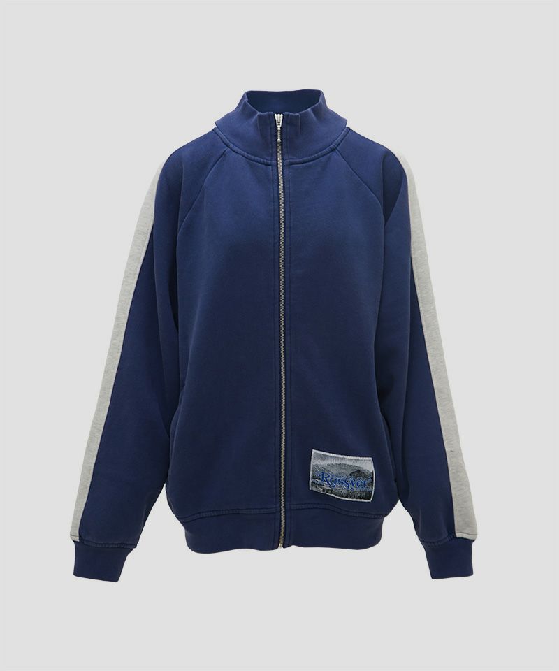 ＜RASSVET＞MEN PATCH ZIP TRACK TOP KNIT