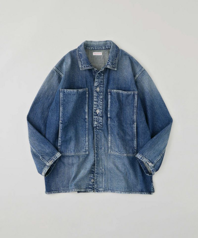 NICENESS＞I.COXON / (エイジドエフェクトデニムジャケット) | MAKES