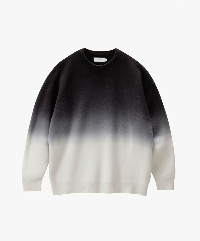 ＜Graphpaper＞GradientDyedWool C/N Knit