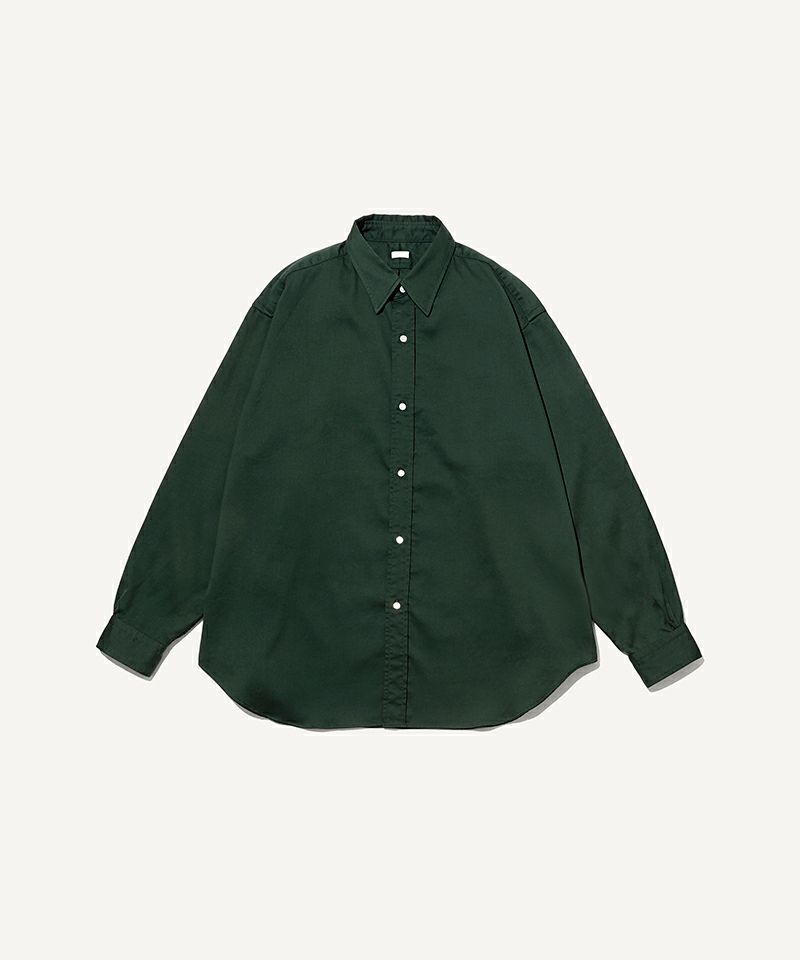 A.PRESSE＞Double Weave Twill Regular Collar Shirt | MAKES ONLINE STORE