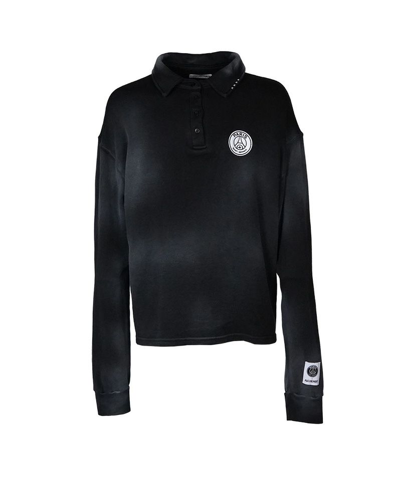 ＜ALCHEMIST＞PSGxAL Long.SLV Polo/Jet BLK
