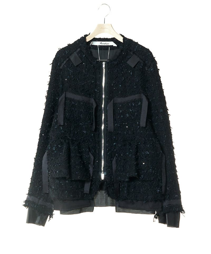 ＜Midorikawa＞FANCY TWEED JACKET
