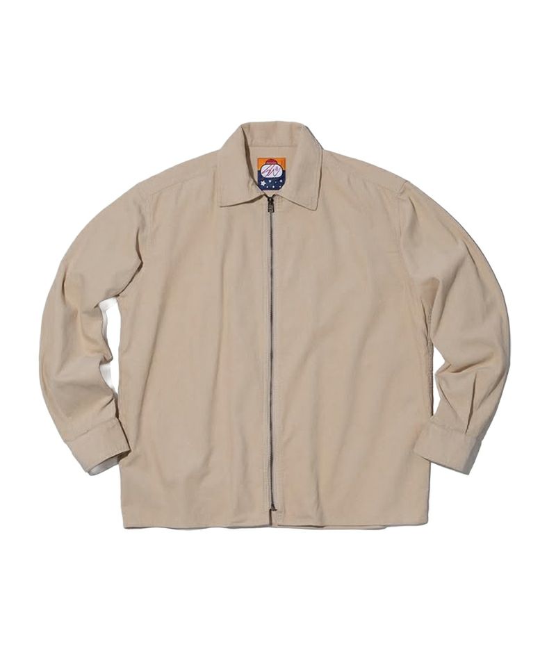 CORDUROY ZIP UP SHIRT
