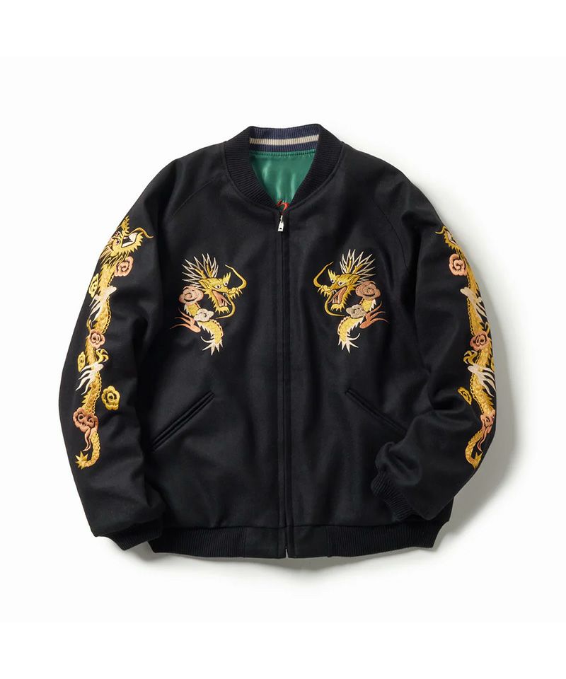 ＜GOLD＞SOUVENIR JACKET "DRAGON HEAD"