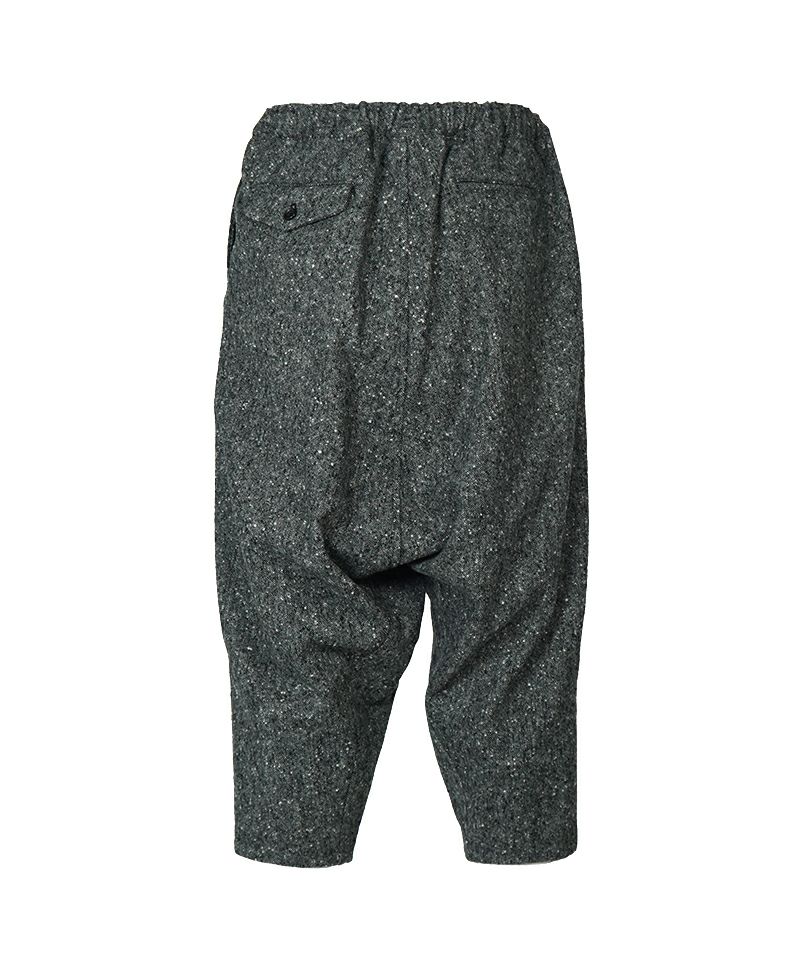 BLACK COMME des GARCONS＞ウール/ナイロン ネップツイード パンツ (1P