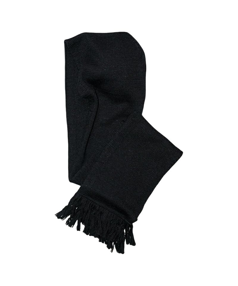 The Letters＞5G HOODIE FRINGE SCARF-S/L WOOL LINEN- | MAKES ONLINE