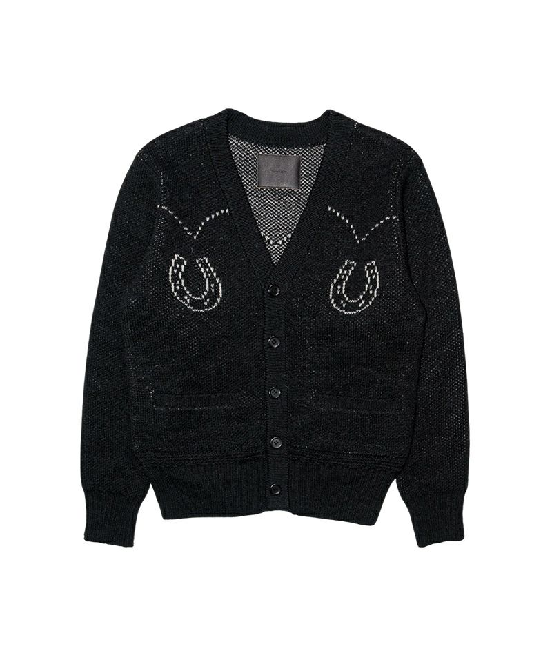 ＜The Letters＞5G WESTERN CD KNIT -SHET.WOOL LINEN-