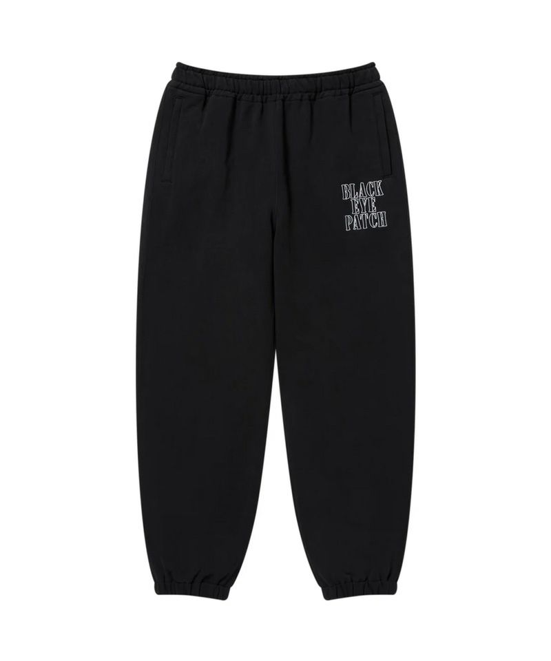 STENCIL LOGO EMBROIFERED SWEAT PANTS
