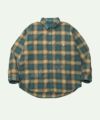 ＜MADNESS＞JAZZ-NEP DISTRESSED FLANNEL BD SHIRT
