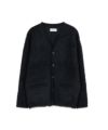 マシス MASSES モヘア カーディガン BLACK 黒 MASSES(マシス) / MOHAIR CARDIGAN| 公式通販・JACK in the NET