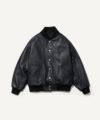 ＜A.PRESSE＞Leather Award Jacket
