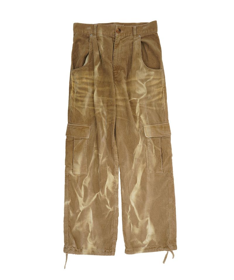 ＜KAMIYA＞Sun-Faded Corduroy Fatigue Pants