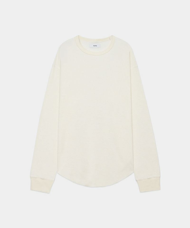 ＜marka＞CREW NECK L/S TEE