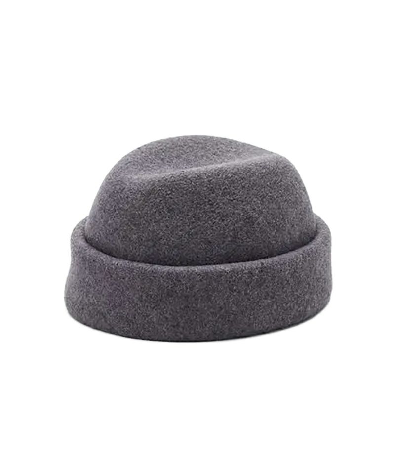 ＜KIJIMA TAKAYUKI＞MERINO WOOL FELT GARRISON CAP (MYYY252921)