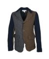 ＜COMMEdesGARCONS SHIRT＞wool nylon medium tweed garment treated JKT (FP-J506-051)