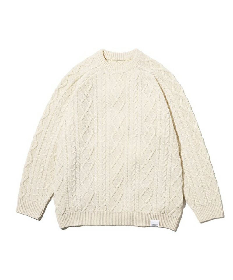SHETLAND WOOL x SOLOTEX® TECH FISHERMAN SWEATER