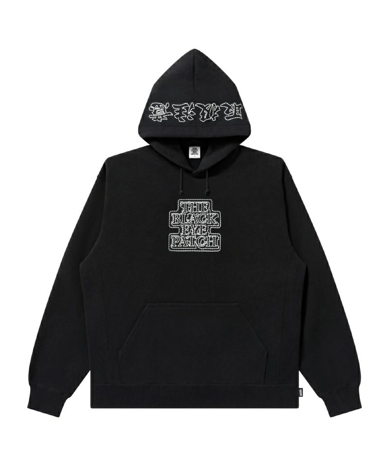 ＜BlackEyePatch＞STITCH PRINTED OG LABEL HOODIE