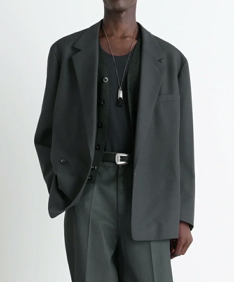 ＜LEMAIRE＞SOFT DB JACKET (JA1063LF414)