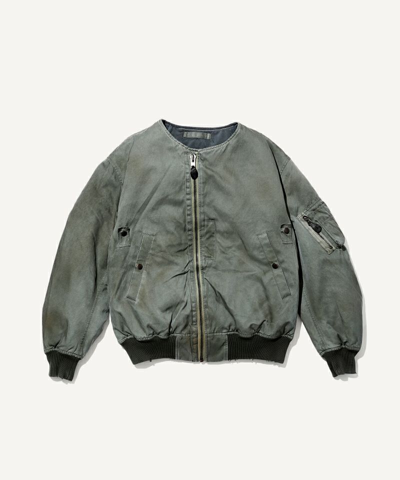 ＜A.PRESSE＞Vintage Silk Flight Custom Jacket