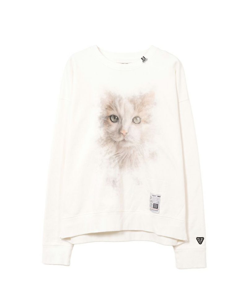 ＜MAISON MIHARAYASUHIRO＞CAT PRINTED SWEATSHIRT