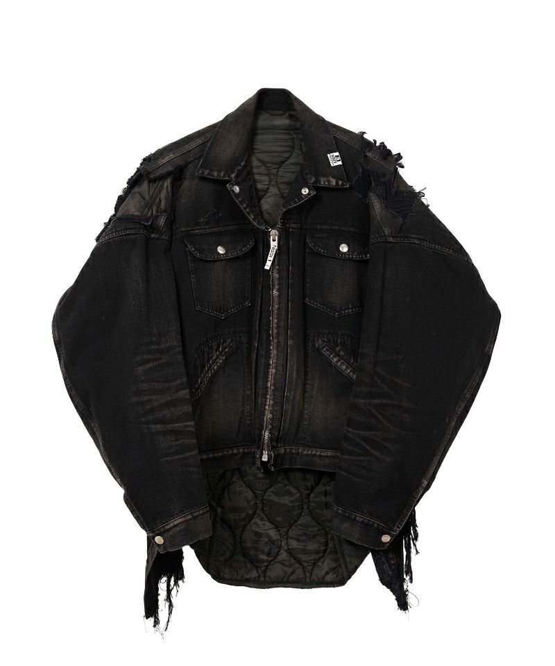 ＜MAISON MIHARAYASUHIRO＞Military Jacket Layered Denim Jacket